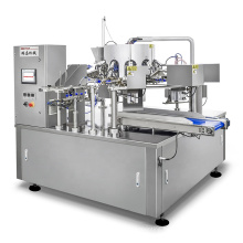 Automatic Gusset Bag Filling Sealing Packaging Machine For Granules
